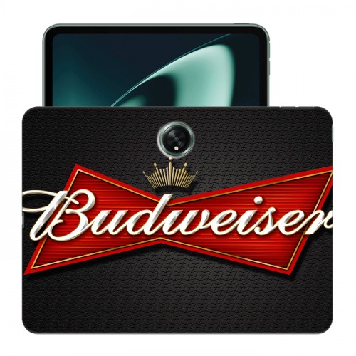 Дизайнерский силиконовый чехол для OnePlus Pad Budweiser