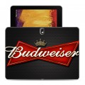 Дизайнерский силиконовый чехол для Samsung Galaxy Note 10.1 2014 editon Budweiser