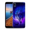 Дизайнерский силиконовый чехол для Xiaomi RedMi 7A Северное сияние