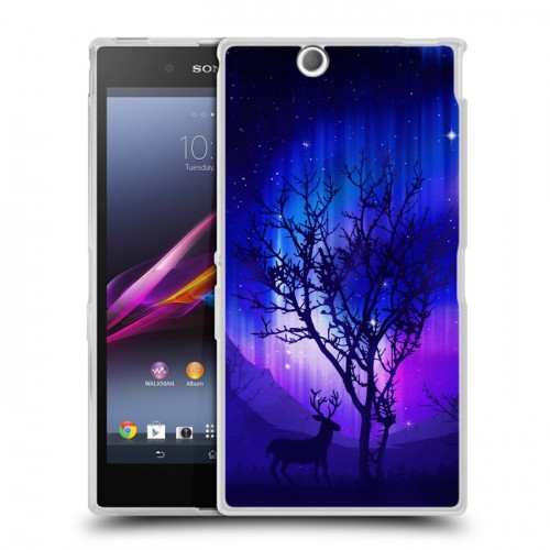 Дизайнерский пластиковый чехол для Sony Xperia Z Ultra  Северное сияние