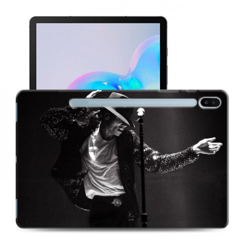 Дизайнерский силиконовый чехол для Samsung Galaxy Tab S6 Майкл Джексон