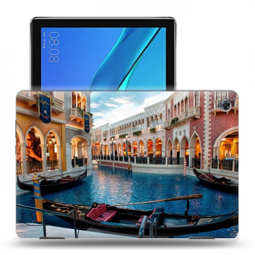 Дизайнерский силиконовый чехол для Huawei MediaPad M5 Lite Венеция