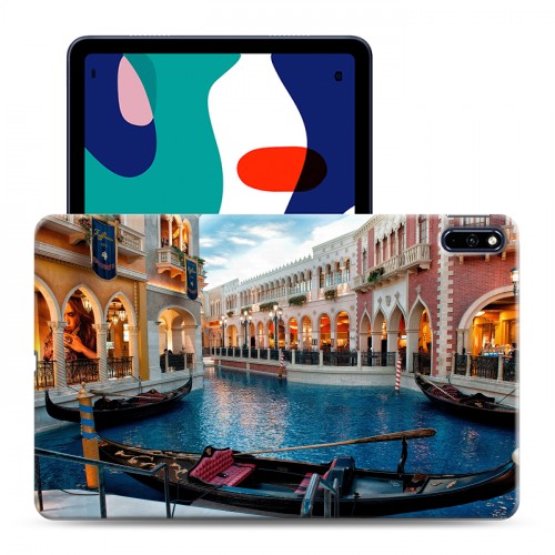 Дизайнерский силиконовый с усиленными углами чехол для Huawei MatePad Венеция