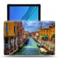 Дизайнерский силиконовый чехол для Huawei MediaPad M5 Lite Венеция