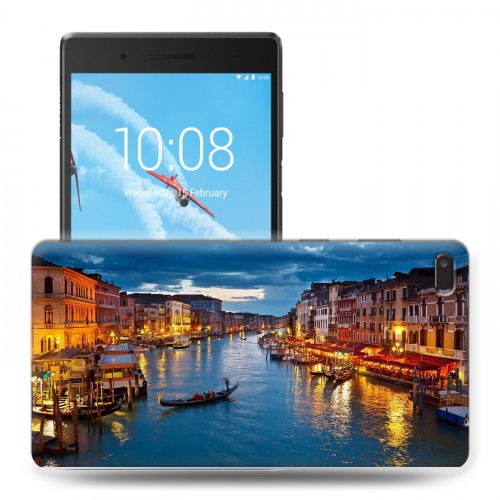 Дизайнерский силиконовый чехол для Lenovo Tab 4 7 Essential Венеция