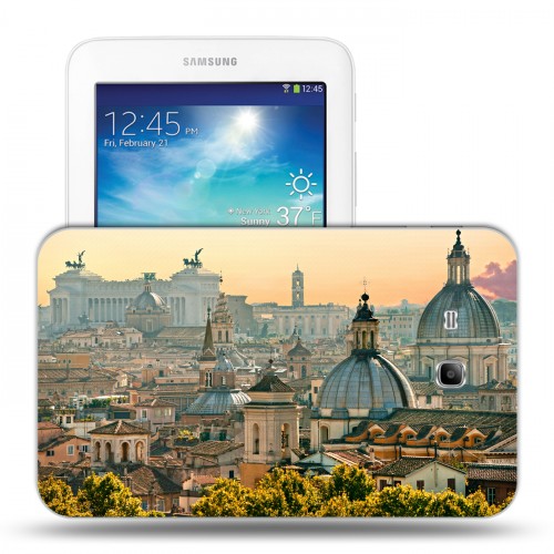 Дизайнерский силиконовый чехол для Samsung Galaxy Tab 3 Lite Рим