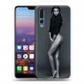 Дизайнерский силиконовый с усиленными углами чехол для Huawei P20 Pro Ирина Шейк