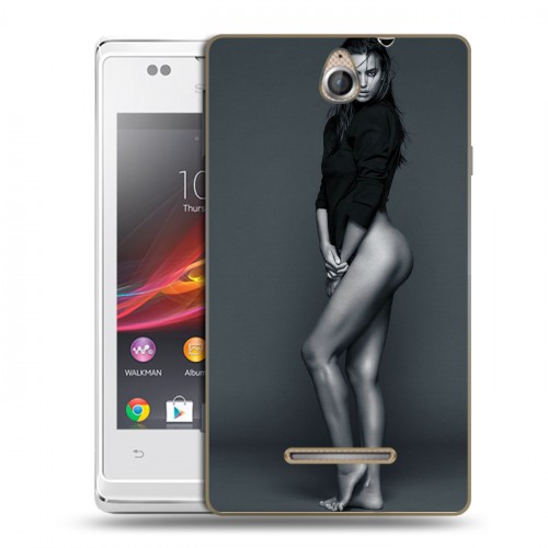 Дизайнерский пластиковый чехол для Sony Xperia E Ирина Шейк