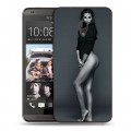 Дизайнерский пластиковый чехол для HTC Desire 700 Ирина Шейк