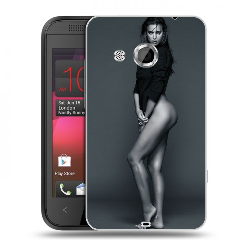 Дизайнерский пластиковый чехол для HTC Desire 200 Ирина Шейк