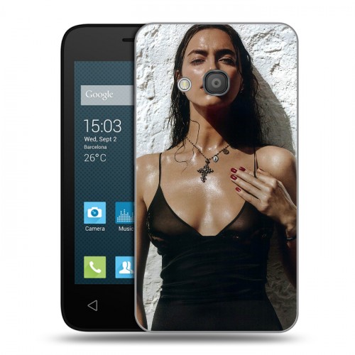Дизайнерский силиконовый чехол для Alcatel One Touch Pixi 4 (4) Ирина Шейк