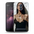 Дизайнерский силиконовый чехол для Homtom HT17 Ирина Шейк