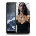 Дизайнерский пластиковый чехол для Nokia 5.1 Ирина Шейк