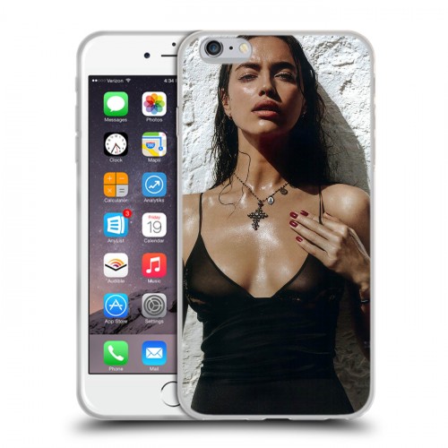 Дизайнерский силиконовый чехол для Iphone 6 Plus/6s Plus Ирина Шейк