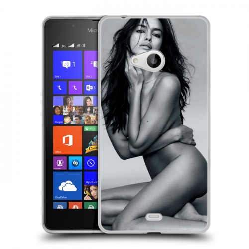 Дизайнерский пластиковый чехол для Microsoft Lumia 540 Ирина Шейк