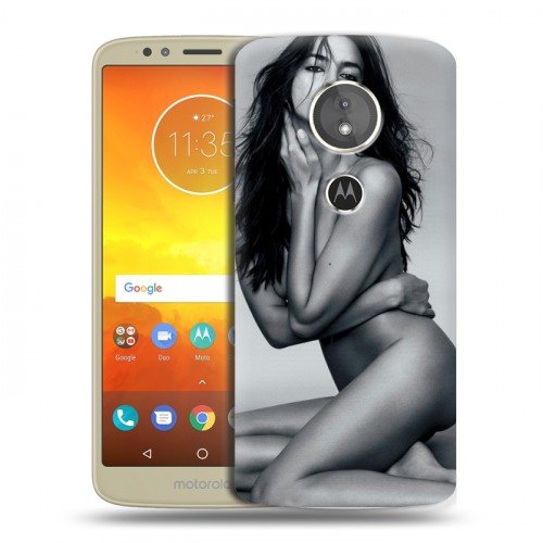 Дизайнерский силиконовый чехол для Motorola Moto E5 Ирина Шейк