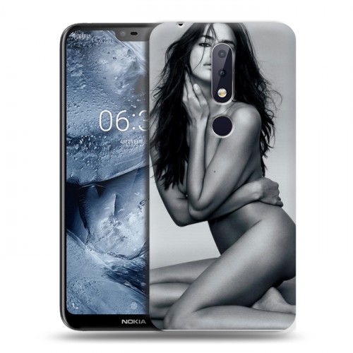 Дизайнерский пластиковый чехол для Nokia 6.1 Plus Ирина Шейк