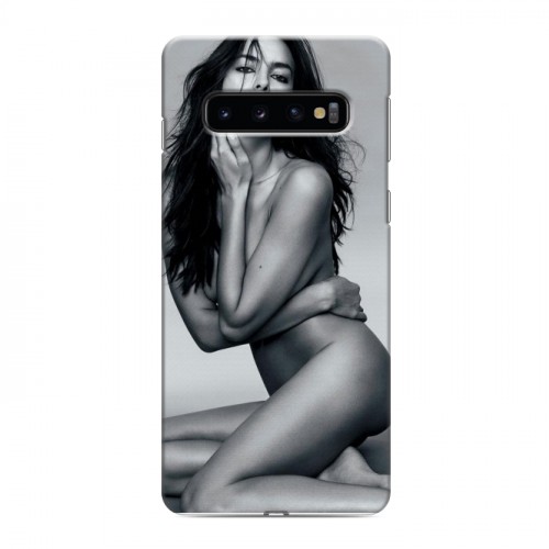 Дизайнерский силиконовый чехол для Samsung Galaxy S10 Ирина Шейк