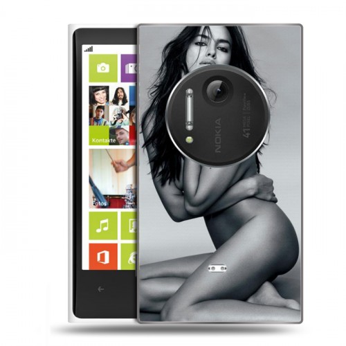 Дизайнерский пластиковый чехол для Nokia Lumia 1020 Ирина Шейк