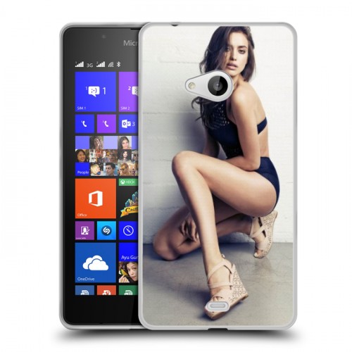 Дизайнерский пластиковый чехол для Microsoft Lumia 540 Ирина Шейк