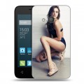 Дизайнерский силиконовый чехол для Alcatel One Touch Pixi 4 (4) Ирина Шейк