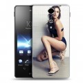 Дизайнерский пластиковый чехол для Sony Xperia TX Ирина Шейк