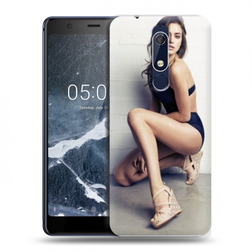 Дизайнерский пластиковый чехол для Nokia 5.1 Ирина Шейк