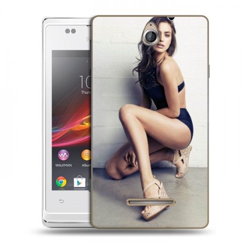 Дизайнерский пластиковый чехол для Sony Xperia E Ирина Шейк