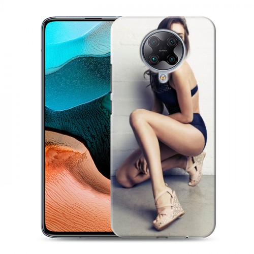 Дизайнерский силиконовый с усиленными углами чехол для Xiaomi RedMi K30 Pro Ирина Шейк