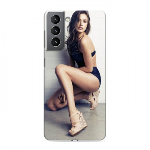 Дизайнерский пластиковый чехол для Samsung Galaxy S21 Ирина Шейк