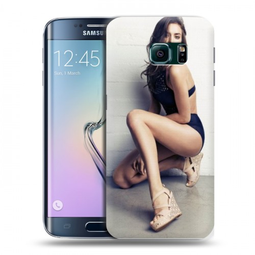 Дизайнерский пластиковый чехол для Samsung Galaxy S6 Edge Ирина Шейк
