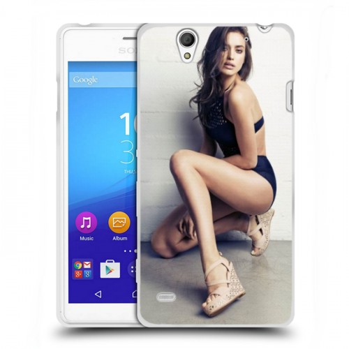 Дизайнерский пластиковый чехол для Sony Xperia C4 Ирина Шейк