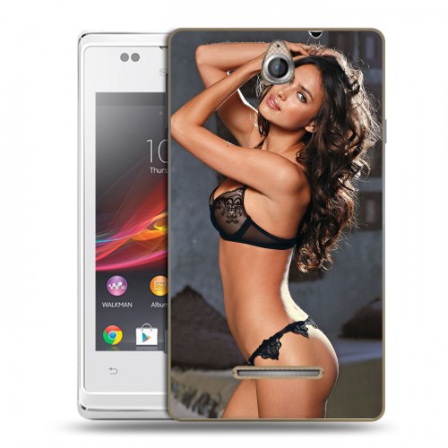 Дизайнерский пластиковый чехол для Sony Xperia E Ирина Шейк