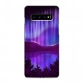 Дизайнерский силиконовый чехол для Samsung Galaxy S10 Северное сияние