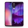 Дизайнерский силиконовый с усиленными углами чехол для Xiaomi Mi9 Северное сияние