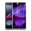 Дизайнерский пластиковый чехол для Sony Xperia Z Ultra  Северное сияние