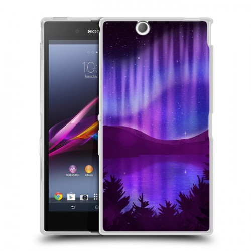 Дизайнерский пластиковый чехол для Sony Xperia Z Ultra  Северное сияние