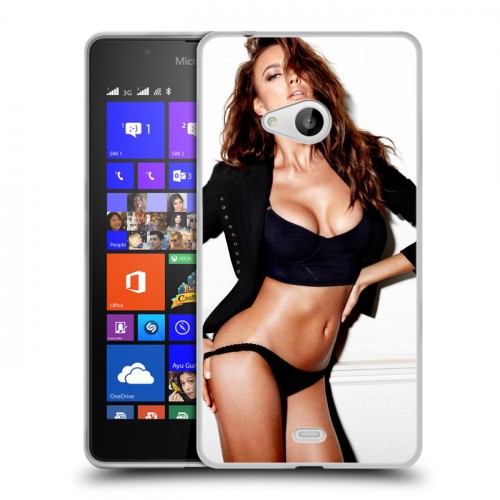 Дизайнерский пластиковый чехол для Microsoft Lumia 540 Ирина Шейк
