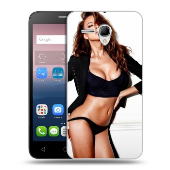 Дизайнерский силиконовый чехол для Alcatel One Touch POP 3 5.5 Ирина Шейк (на заказ)