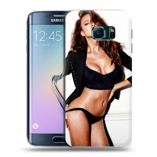 Дизайнерский пластиковый чехол для Samsung Galaxy S6 Edge Ирина Шейк
