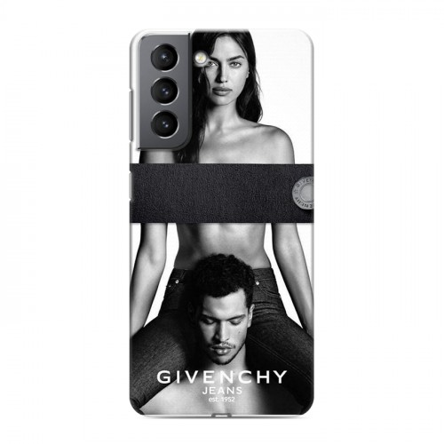 Дизайнерский пластиковый чехол для Samsung Galaxy S21 Ирина Шейк