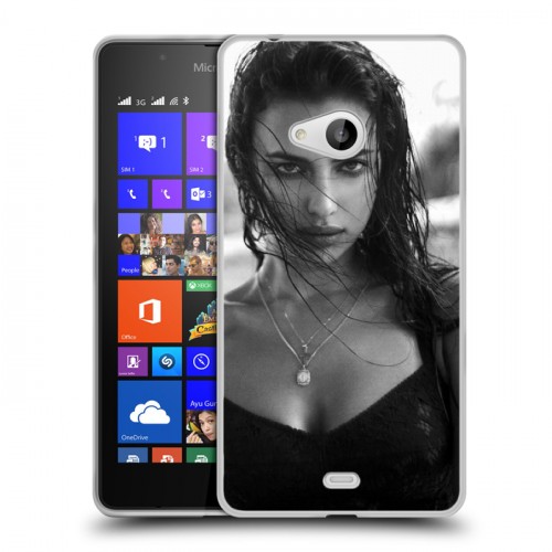 Дизайнерский пластиковый чехол для Microsoft Lumia 540 Ирина Шейк