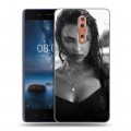 Дизайнерский пластиковый чехол для Nokia 8 Ирина Шейк