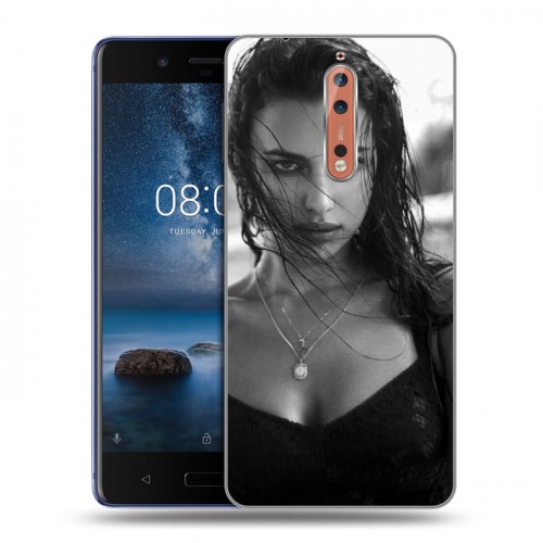 Дизайнерский пластиковый чехол для Nokia 8 Ирина Шейк