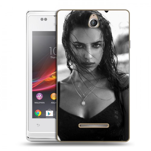 Дизайнерский пластиковый чехол для Sony Xperia E Ирина Шейк