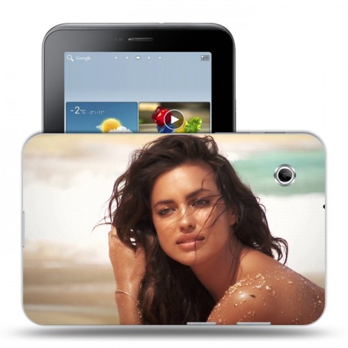 Дизайнерский силиконовый чехол для Samsung Galaxy Tab 2 7.0 Ирина Шейк