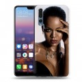 Дизайнерский силиконовый с усиленными углами чехол для Huawei P20 Pro Риана