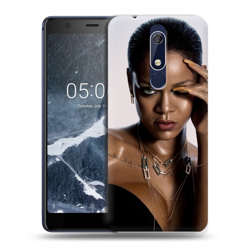 Дизайнерский пластиковый чехол для Nokia 5.1 Риана