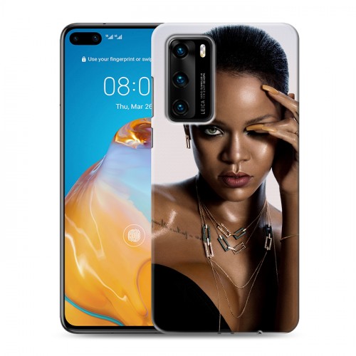 Дизайнерский пластиковый чехол для Huawei P40 Риана