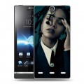 Дизайнерский пластиковый чехол для Sony Xperia S Риана